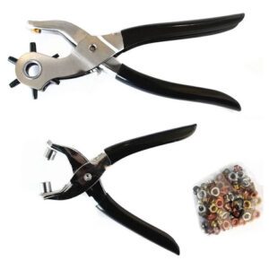 Alicate Sacabocado 2un + 100 Ojetillos Taiwanes // Ferrenet