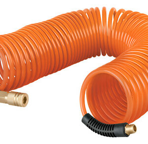 Manguera Aire Espiral Compresor 15mts X 1/4 Truper Ferrenet Naranja