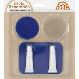 Kit De Parches Para Reparación De Colchones Inflables Sofa Color Azul