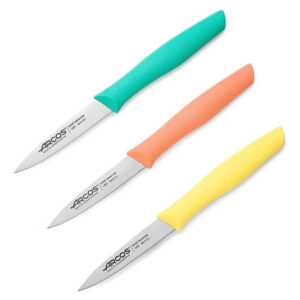 Set 3 Cuchillos Mondadores Arcos Premiun Colores Isel Pastel