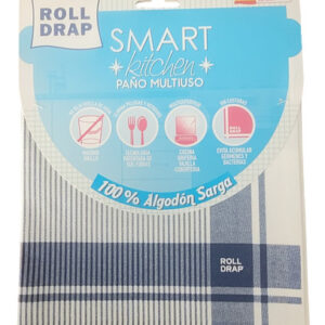 Paño Cocina Roll Drap 100% Algodon Sarga España 40x64cm Isel