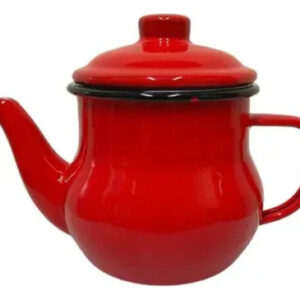 Tetera Infusor 500ml Vintage Rojo Esmaltado Condor Ferrenet Rojo
