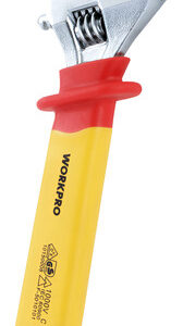 Llave Ajustable Aislada Workpro // Ferrenet Amarillo