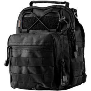 Mochila Tactica 3 En 1 Multiuso Truper // Ferrenet Negro Liso