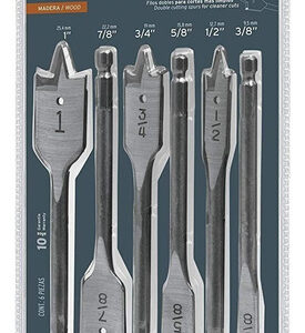 Juego Brocas Planas Madera 6un Truper // Ferrenet