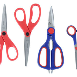 Juego De Tijeras Workpro // Ferrenet Rojo Y Azul