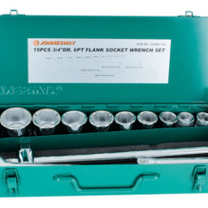 Juego Dados 3/4 15pcs Metrico Jonnesway // Ferrenet Verde