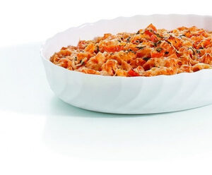 Fuente Horno Ovalada Con Relieve 32x24cm Luminarc Isel