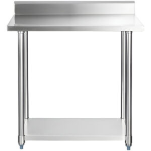 Meson Trabajo Mural Inoxidable Con Repisa 90cm Ventus