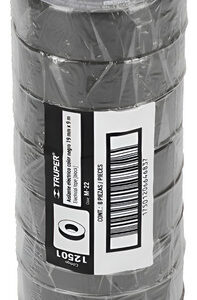 Pack 8un Cinta Aislante Amarillo 9mts Truper // Ferrenet Negro Lisa