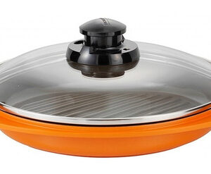 Roichen Olla Grill 26cm Naranja Natural Ceramica Isel