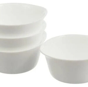 Set 4 Flanera Horno 11cm Luminarc Isel Blanco