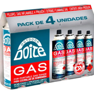 Gas Butano 4 Unidades 227grs Doite