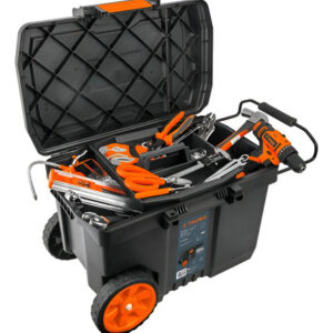 Caja Porta Herramienta 57lts 23´ Chp-23r Truper // Ferrenet Negro