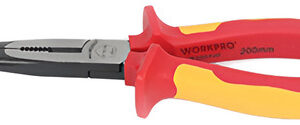 Alicate Punta Doblado Aislado Workpro // Ferrenet
