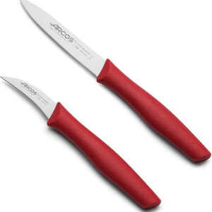 Set 2 Cuchillos Mondadores Arcos Premiun Rojo Isel