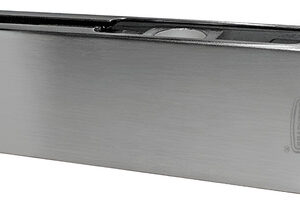 Herraje Superior Puerta Vidrio Scanavini // Ferrenet Plateado