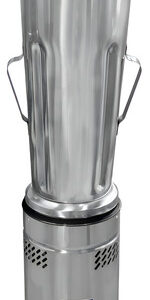 Licuadora Metvisa Industrial Lql.8 8 L Plateada Con Jarra De Acero Inoxidable