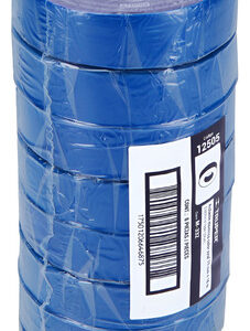 Pack 8un Cinta Aislante Azul 18mts Truper // Ferrenet Lisa