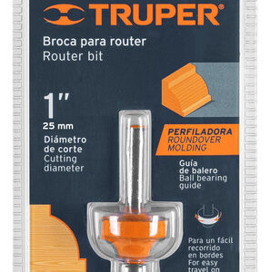 Broca Para Router, Redondeado Con Moldura, 1  Con Balero