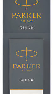 Parker Cartucho Tinta Pluma Fuente Quink Negro 5un Negro Negro