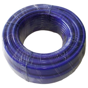 Manguera Aire Compresor Rollo 50mts 1/4 20bar Reforzada Azul