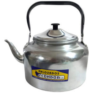 Tetera 5 Litros Aluminio Condor // Ferrenet Plateado