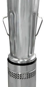 Licuadora Industrial Portátil Metvisa Lql.10 10 L Plateada