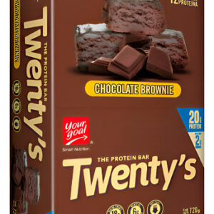Yourgoal Barra Proteina Twentys Chocolate Brownie Caja 12un