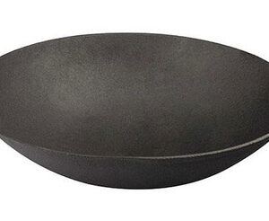 Sarten Wok Disco Asador Hierro Fundido 30cm Lugano Vlc Imagen