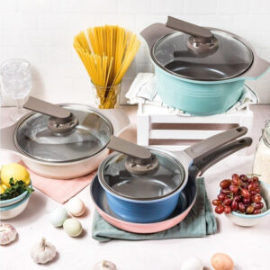 Roichen Bateria Cocina 7pcs Vintage Natural Isel // Ferrenet Imagen