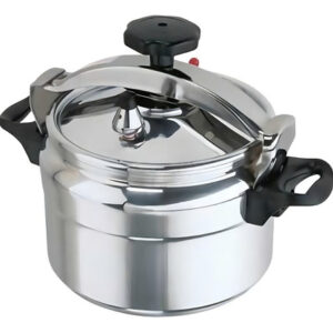 Olla A Presion 6lt Con Asas Metalica Condor Premium  Color Plateado