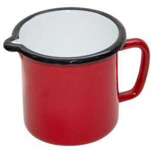 Lechero Esmaltado 1500ml Vintage Rojo Condor // Ferrenet Rojo