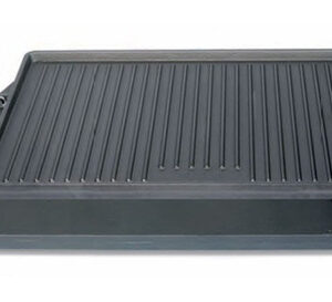 Plancha Churrasquera Reversible 23x42cm Asa Gfix // Ferrenet Negro
