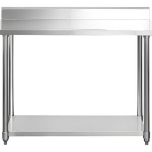 Meson Trabajo Mural Inoxidable Con Repisa 120cm Ventus