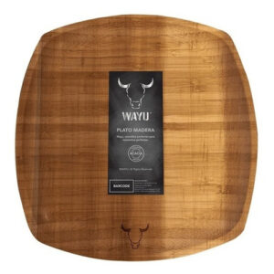 Plato Madera 25cm Wayu Asado // Ferrenet - No Aplica
