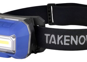 Linterna Frontal 300lm Recargable Takenow // Ferrenet Blanco Azul