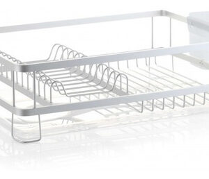 Secaplatos Escurridor Aluminio 1 Nivel 42x30cm Isel Gris